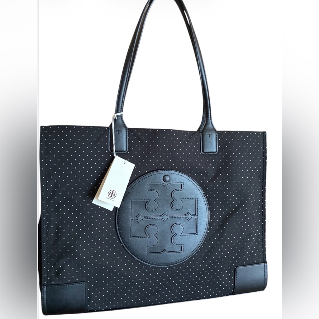 Tory Burch Polkadot Ella Tote Bag Nwt